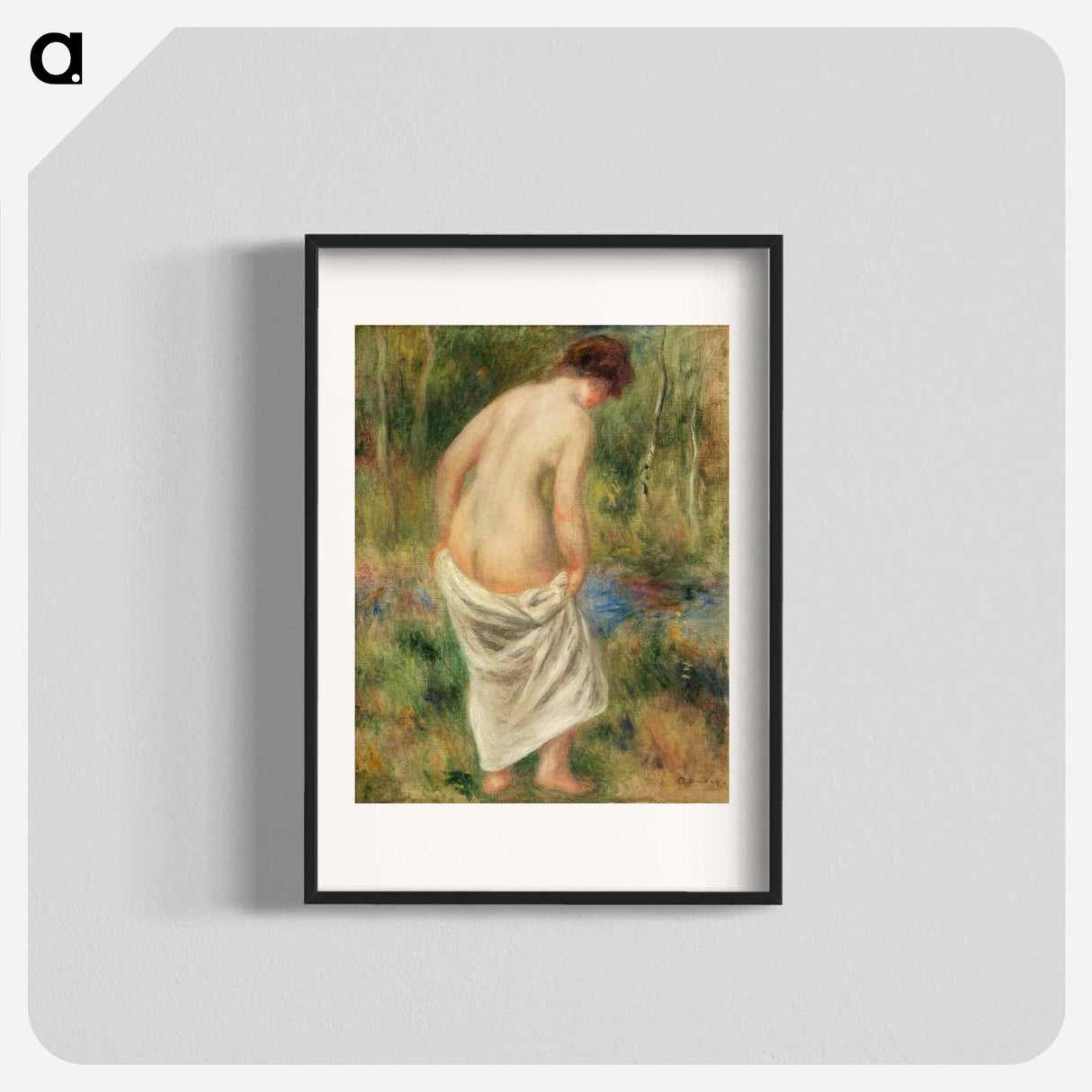 After the Bath - Pierre-Auguste Renoir Poster.