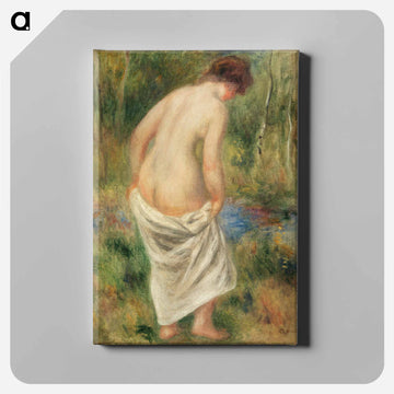After the Bath - ピエール オーギュスト ルノワール Canvas.