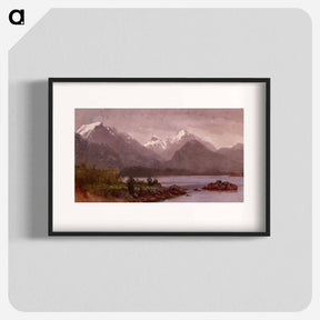 アートポスター-The Grand Tetons, Wyoming - アルバート ビアスタット Poster.