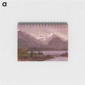 アートメモ帳-The Grand Tetons, Wyoming - アルバート ビアスタット Memo.