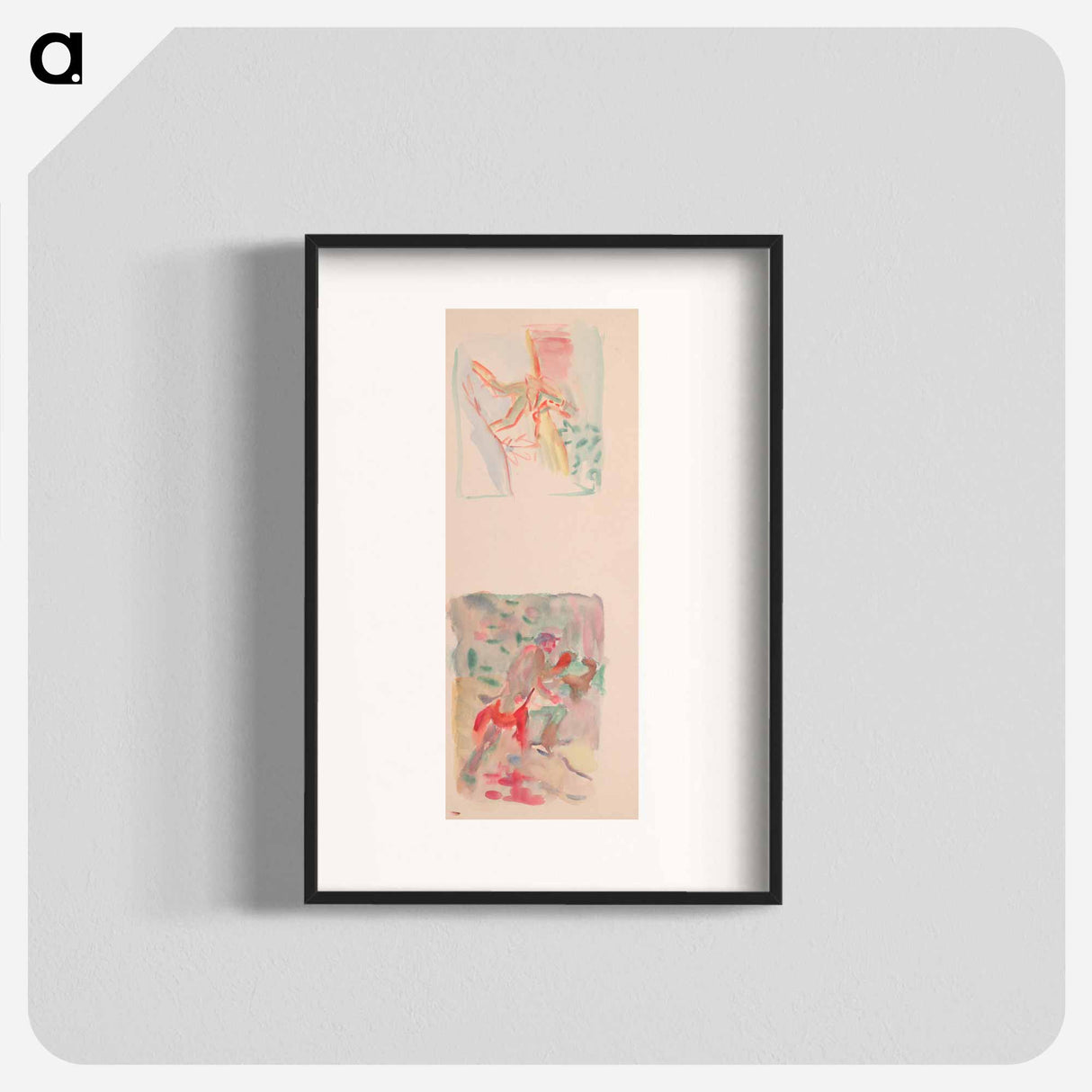 Two hunting scenes - アーノルド ピーター ワイズ クビンチャン Poster.
