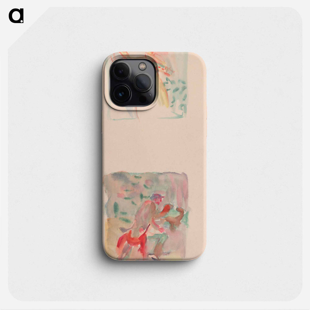 Two hunting scenes - アーノルド ピーター ワイズ クビンチャン Phone Case.