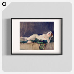 アートポスター-Nude, Green Scarf
 - バーンズ・コレクション Poster.