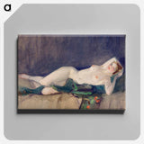 アートパネル-Nude, Green Scarf
 - バーンズ・コレクション Canvas.
