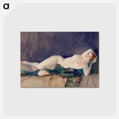 アートポストカード-Nude, Green Scarf
 - バーンズ・コレクション Postcard.