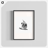 アートポスター-Siberian Skier
 - 大英図書館 Poster.