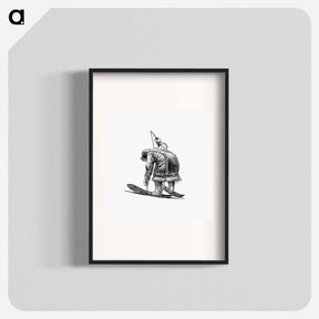 アートポスター-Siberian Skier
 - 大英図書館 Poster.
