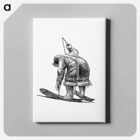 アートパネル-Siberian Skier
 - 大英図書館 Canvas.