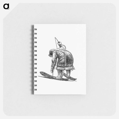 アートメモ帳-Siberian Skier
 - 大英図書館 Memo.