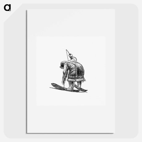 アートポスター-Siberian Skier
 - 大英図書館 Poster.