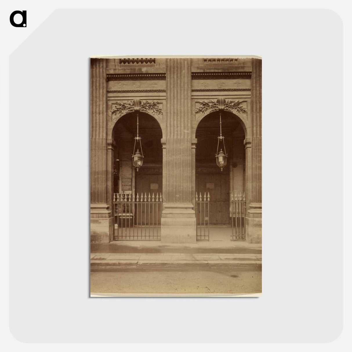 アートポストカード-Palais-Royal
 - ウジェーヌ アジェ Postcard.