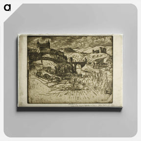 アートパネル-The Castles, Toledo
 - ジョセフ ペネル Canvas.
