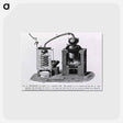 アートポストカード-Distillation by Means of a Metallic Still
 - 国立医学図書館 Postcard.