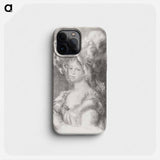 Bust of a Young Woman (Mlle Dieterle) - ピエール オーギュスト ルノワール Phone Case.