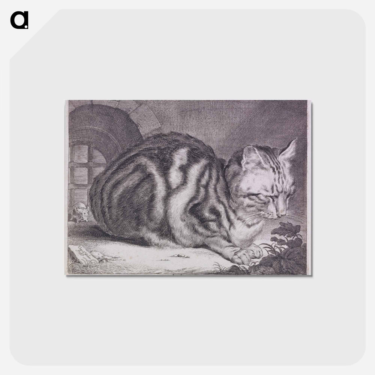 アートポストカード-The Large Cat
 - セントルイス美術館 Postcard.