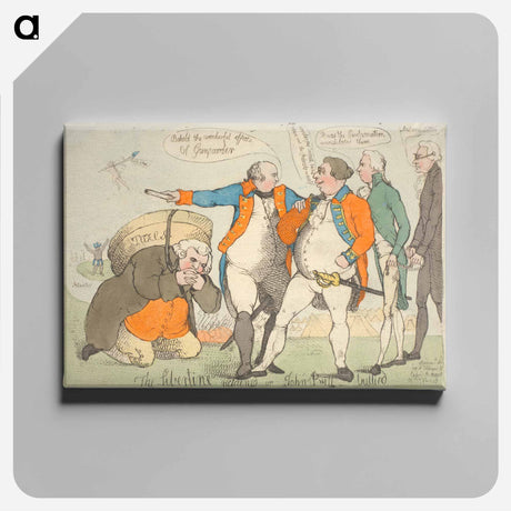 アートパネル-The Libertine Reclaim'd or John Bull Bullied
 - イェール大学アートギャラリー Canvas.