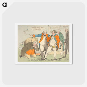 アートポストカード-The Libertine Reclaim'd or John Bull Bullied
 - イェール大学アートギャラリー Postcard.