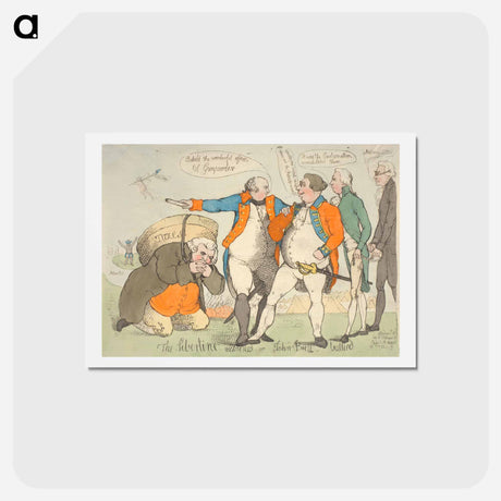 アートポストカード-The Libertine Reclaim'd or John Bull Bullied
 - イェール大学アートギャラリー Postcard.
