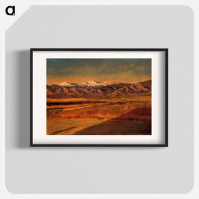 アートポスター-The Grand Tetons, Wyoming - アルバート ビアスタット Poster.