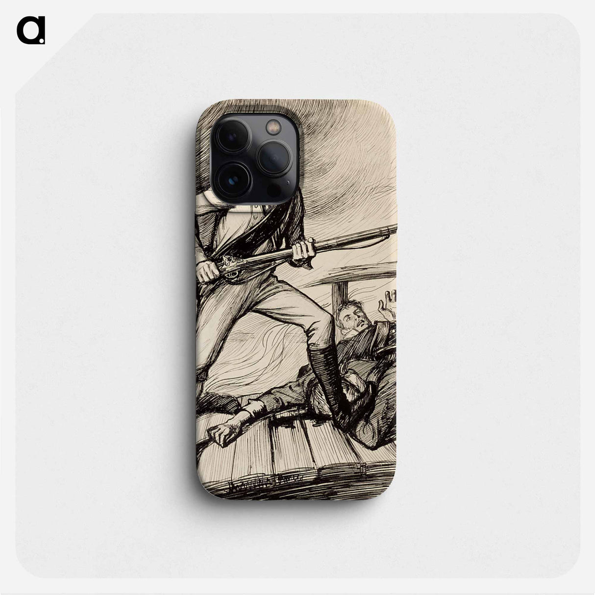 Sven Dufva on the bridge - アルバート エーデルフェルト Phone Case.