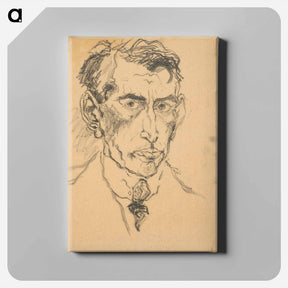 アートパネル-Self-portrait - アーノルド ピーター ワイズ クビンチャン Canvas.