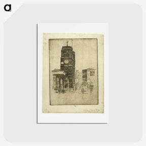 アートポストカード-Chelsea Church Tower
 - ジョセフ ペネル Postcard.