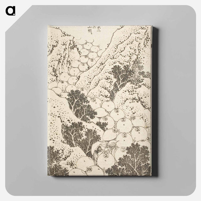 アートパネル-Hokusai's woodblock prints - 葛飾 北斎 Canvas.