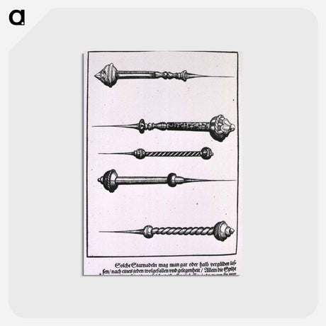 アートポストカード-Instruments Used in Cataract Surgery
 - 国立医学図書館 Postcard.