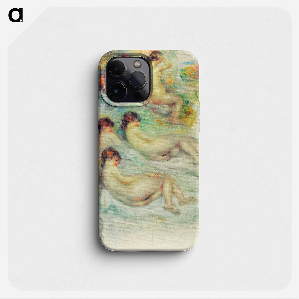 Studies of Pierre Renoir; His Mother, Aline Charigot; Nudes; and Landscape - Pierre Auguste Renoir Phone Case.