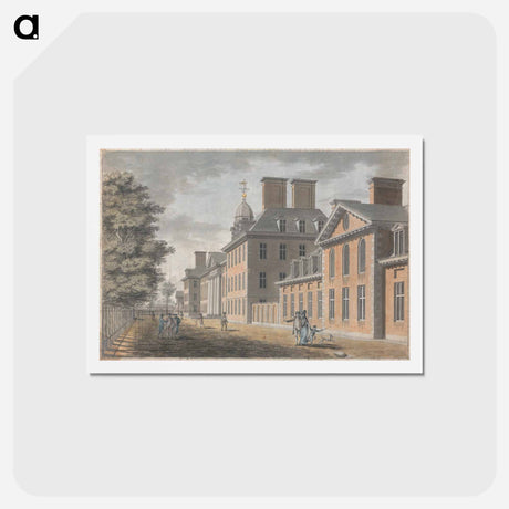 アートポストカード-A View of the North Front of Chelsea Hospital
 - イェール大学アートギャラリー Postcard.