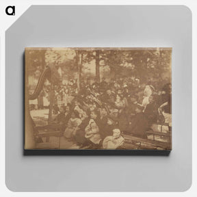 アートパネル-Guignol, Jardin du Luxembourg
 - ウジェーヌ アジェ Canvas.