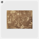 アートポストカード-Guignol, Jardin du Luxembourg
 - ウジェーヌ アジェ Postcard.