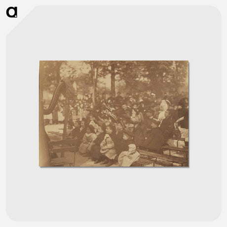 アートポストカード-Guignol, Jardin du Luxembourg
 - ウジェーヌ アジェ Postcard.