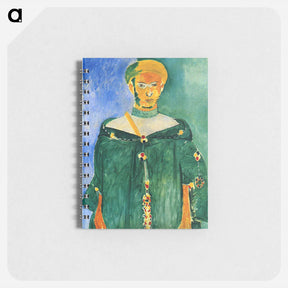 アートメモ帳-Standing Moroccan in Green (Standing Riffian) - アンリ マティス Memo.