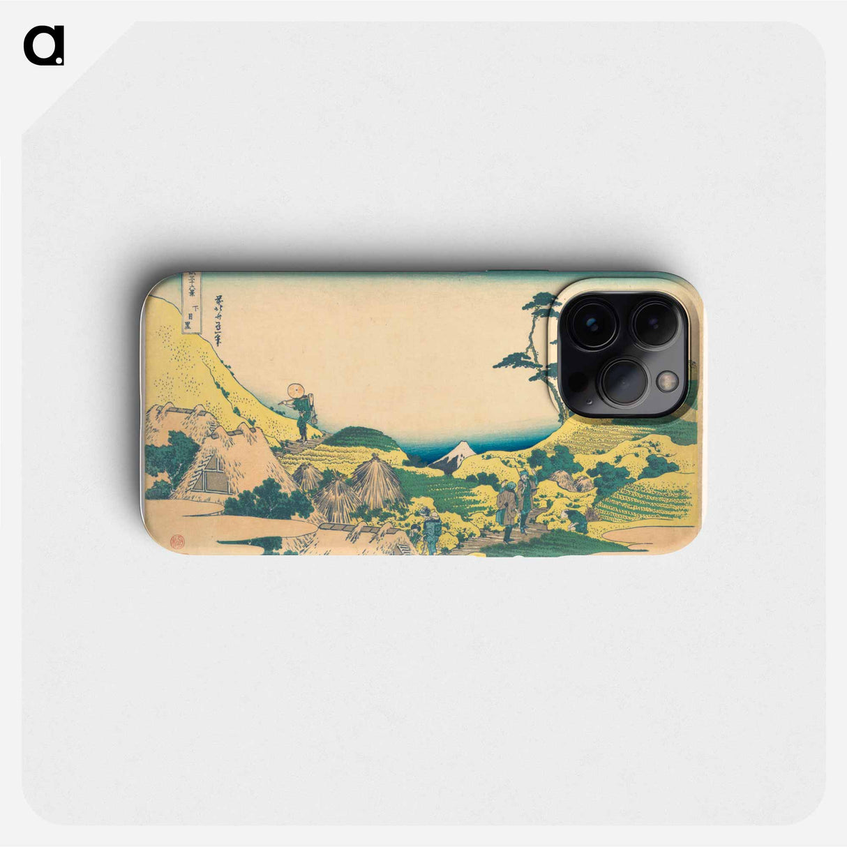 Lower Meguro (Shimo Meguro) - 葛飾 北斎 Phone Case.