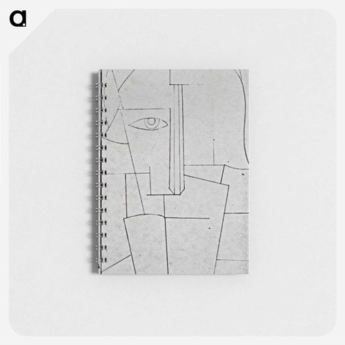 Sketch for a Portrait of Ivan Klyun - カジミール マレーヴィチ Memo.