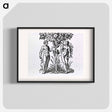 アートポスター-Adam and Eve Figures
 - 国立医学図書館 Poster.