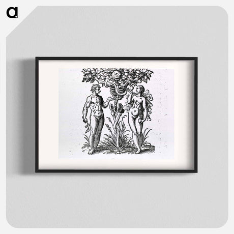 アートポスター-Adam and Eve Figures
 - 国立医学図書館 Poster.