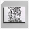 アートパネル-Adam and Eve Figures
 - 国立医学図書館 Canvas.