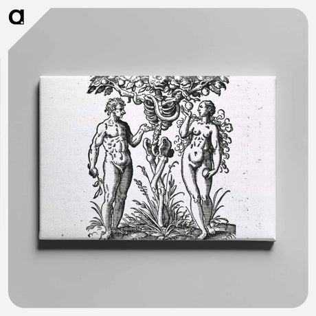 アートパネル-Adam and Eve Figures
 - 国立医学図書館 Canvas.