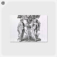 アートポストカード-Adam and Eve Figures
 - 国立医学図書館 Postcard.