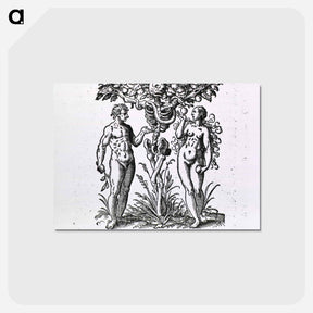 アートポストカード-Adam and Eve Figures
 - 国立医学図書館 Postcard.