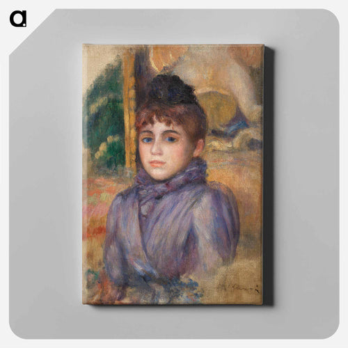 Portrait of a Young Woman - Pierre-Auguste Renoir Canvas.