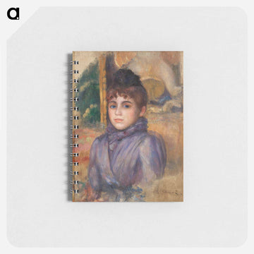 Portrait of a Young Woman - ピエール オーギュスト ルノワール Memo.