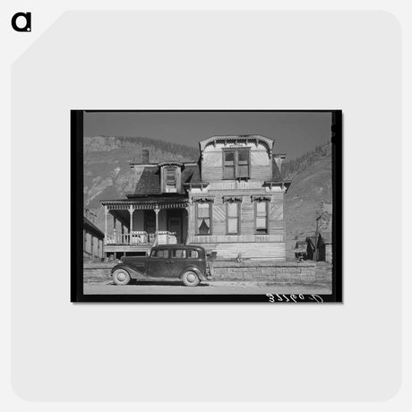 アートポストカード-Silverton Boom House
 - ラッセル リー Postcard.