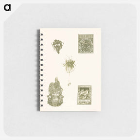 アートメモ帳-Vijf voorstellingen met florale motieven - テオ ヴァン ホイテマ Memo.