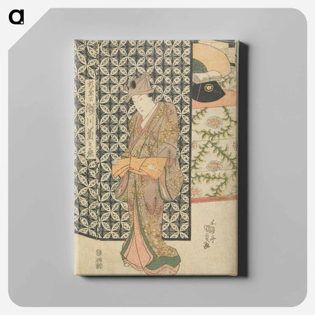 アートパネル-Triptych Center Panel
 - 歌川 国貞 Canvas.
