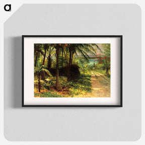 アートポスター-Tropical Landscape - アルバート ビアスタット Poster.