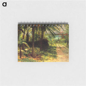 アートメモ帳-Tropical Landscape - アルバート ビアスタット Memo.