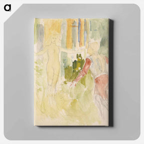 アートパネル-Metsänhaltia, sommitteluluonnos - アルバート エーデルフェルト Canvas.